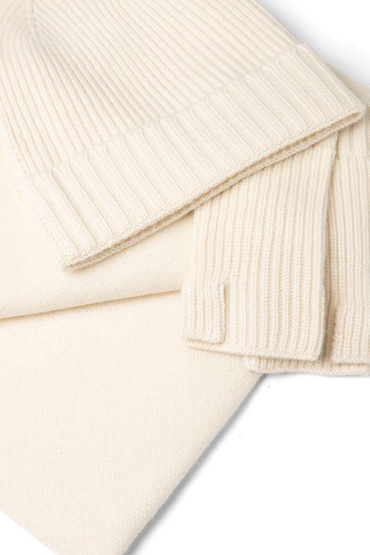 Cashmere Beanie & Mittens Duo
