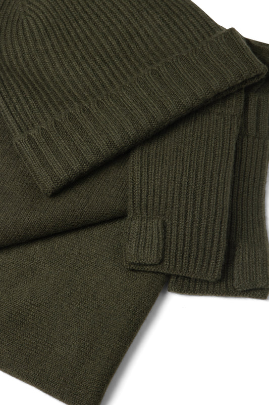 Cashmere Beanie & Mittens Duo